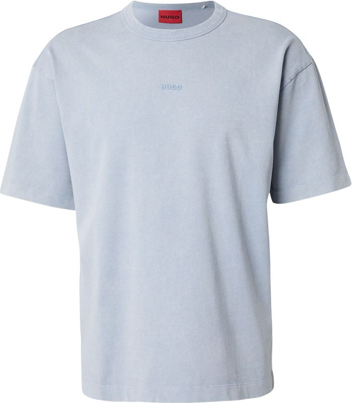 HUGO - Docku - T-shirt - Blauw - Katoen - Relaxed Fit