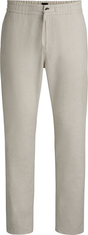 BOSS Chino Sanderson Linen Blend Ecru - Größe W 31 - L 32