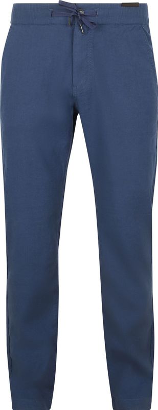 BOSS Chino Sanderson Linen Blend Dunkelblau - Größe W 33 - L 34