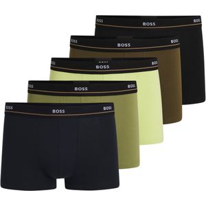 HUGO BOSS - Essential - Boxershorts - Zwart - Blauw - Groen - 5-pack