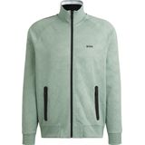 BOSS - Sweatshirt - Blauw - Polyester - Relaxed Fit