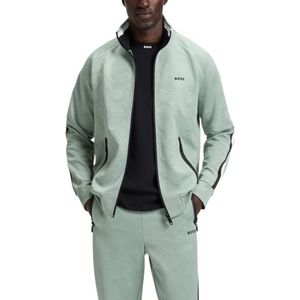 BOSS - Sweatshirt - Blauw - Polyester - Relaxed Fit