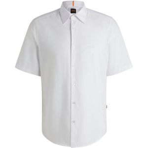 BOSS - Regular-fit Overhemd - Blauw - Oxfordkatoen