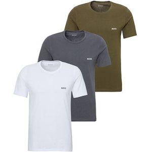 Boss - Classic 10267939 - T-shirt - 3 Eenheden - Katoen - Korte Mouwen