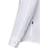 Hugo, Heren, Overhemden, Wit, Maat: M Linnen,