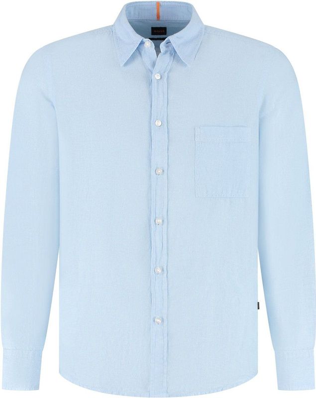 Boss - Relegant 6 - Overhemd - Blauw - Katoen