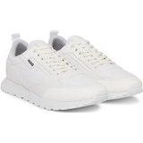 HUGO - Icelin - Sneakers - Zwart - Leer - Gewatteerde Kraag