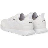 HUGO - Icelin - Sneakers - Zwart - Leer - Gewatteerde Kraag