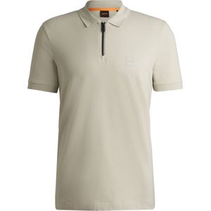 Boss Orange - Polo Shirt - Licht Beige - Katoen - Korte Mouwen