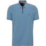 BOSS Polo Passerzip Half Zip Blau - Größe XXL