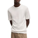 HUGO Red - T-shirt - Beige - Viscose/Polyester