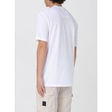 Hugo Boss - T-shirt - Wit - Katoen - Rechte Pasvorm