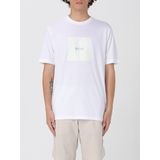 Hugo Boss - T-shirt - Wit - Katoen - Rechte Pasvorm