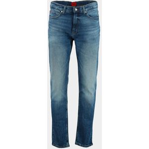 HUGO - 5-Pocket Jeans - Blauw - HUGO 708 - Regular Fit