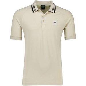 BOSS - Polo - Beige - Katoen - Casual - Korte Mouwen