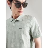 Boss - Pirax Striped Poloshirt - Blauw - 100% Katoen