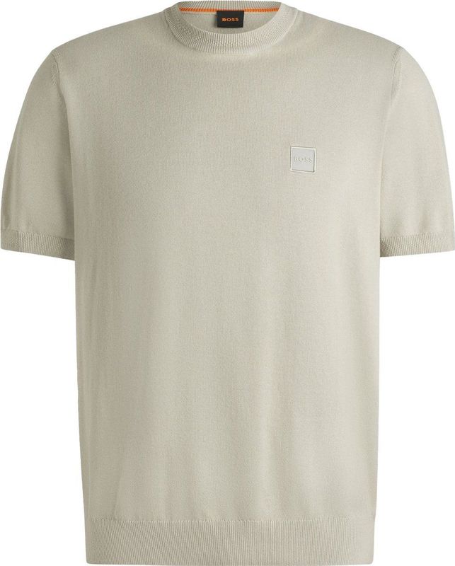 BOSS - Kanache - T-shirt - Ecru - Heren - Print