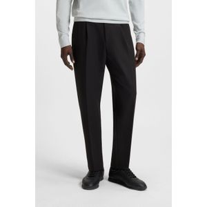 Boss - Slim-Fit Broek - Groen - Rekbare Stofmix