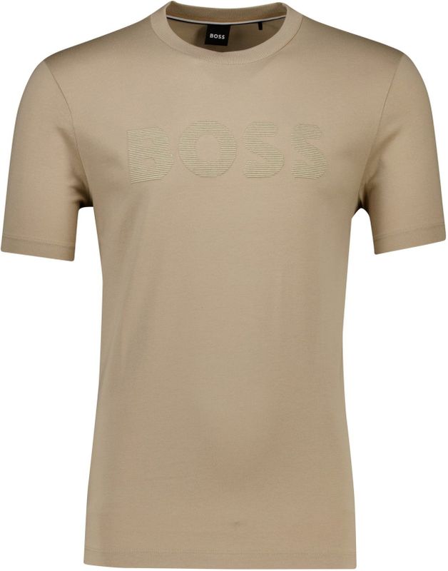 Hugo, Heren, Tops, Beige, Maat: XS Katoen,