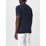 BOSS - Sweatshirt - Linnenmix - Regular Fit - Constrastranden