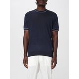 BOSS - Sweatshirt - Linnenmix - Regular Fit - Constrastranden