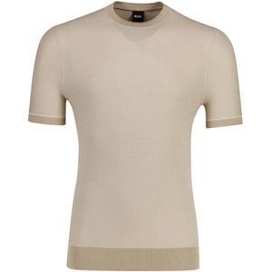 Hugo Boss - Poloshirt - Bruin - Katoen/lyocell