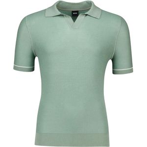 Hugo Boss - Boss Black - Poloshirt - Groen - 70% Katoen - 30% Lyocell