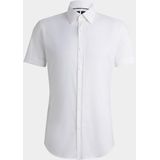 BOSS - P-HANK - Hemd - Wit - 92% Polyamide 8% Elastaan