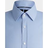 BOSS Black - Business Overhemd - Blauw - 92% Polyamide, 8% Elastaan