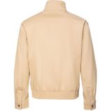 BOSS - Regular-Fit Werkjas - Zwart - Geborsteld Katoenmix