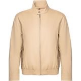 BOSS - Regular-Fit Werkjas - Zwart - Geborsteld Katoenmix