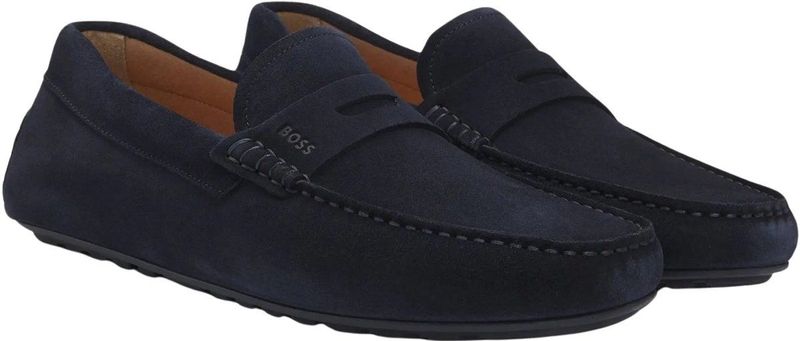 BOSS - Loafers - Suède - Comfortabel - Flexibele Mocassinconstructie