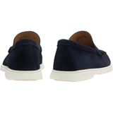 Boss - Blauwe Loafers - Suède - Heren - Instapper