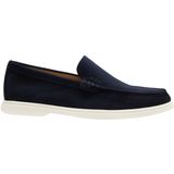 Boss - Blauwe Loafers - Suède - Heren - Instapper