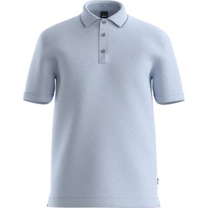BOSS - H-Press - Poloshirt - Blauw - Katoen/Linnen