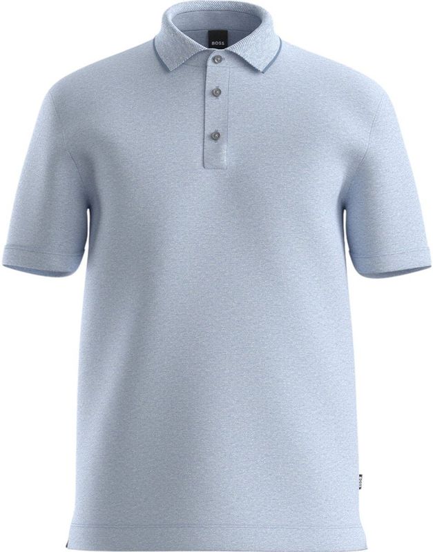 Boss - Press 28 - Poloshirt - Blauw - Linnen