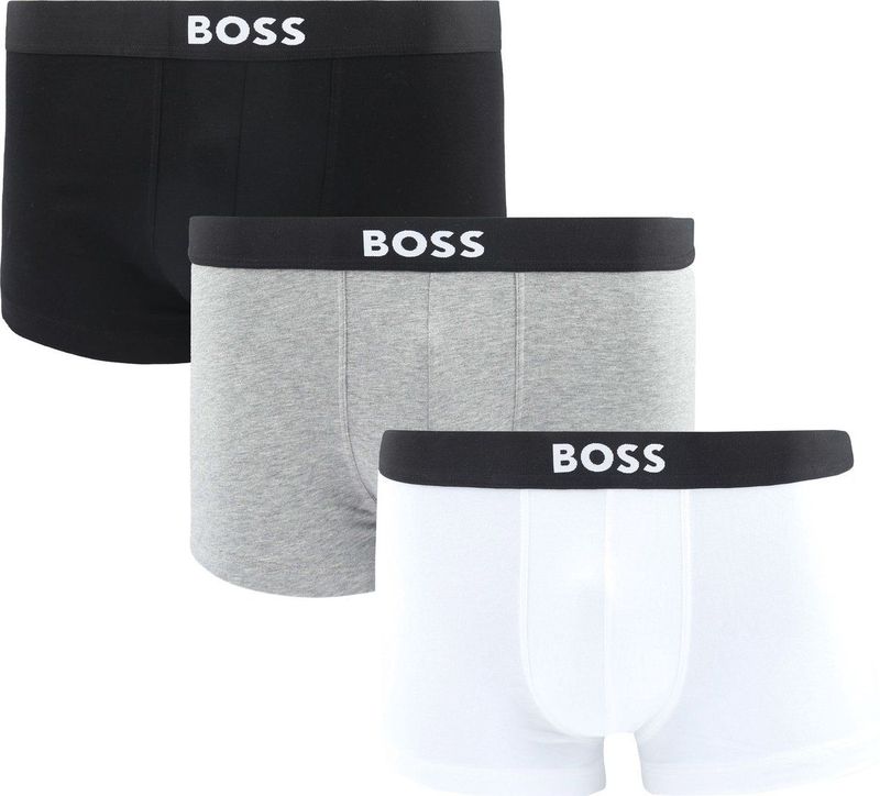Boss - Klassieke Katoenen Onderbroek - Wit - Heren - 2XL