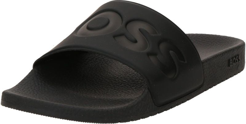 Hugo Boss - Aryeh - Slipper - Zwart - Leer