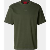 HUGO - T-shirt - Zwart - 100% Katoen