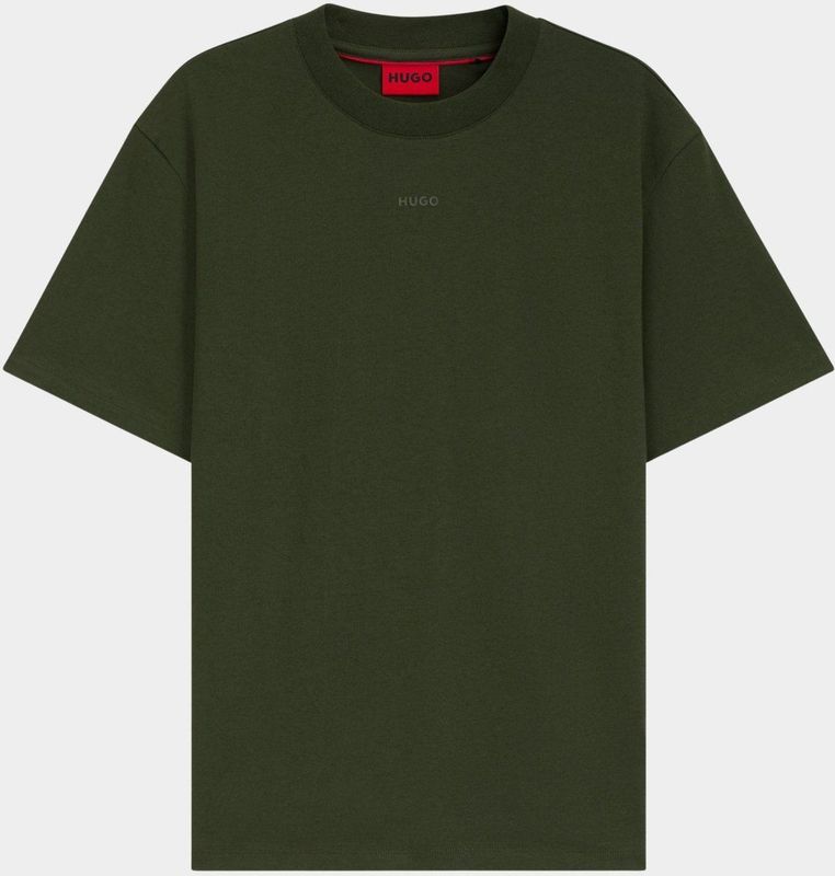 HUGO - T-shirt - Zwart - 100% Katoen