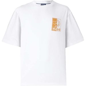 HUGO - Nedix 10258299 - T-shirt - Blauw - Katoen