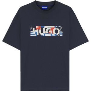 HUGO - Nugix T-shirt - Zwart - Katoen