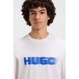 T-shirt voor alle genders met vervaagde logoprint