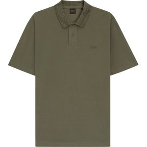 BOSS - Tire - Poloshirt - Blauw - Katoen