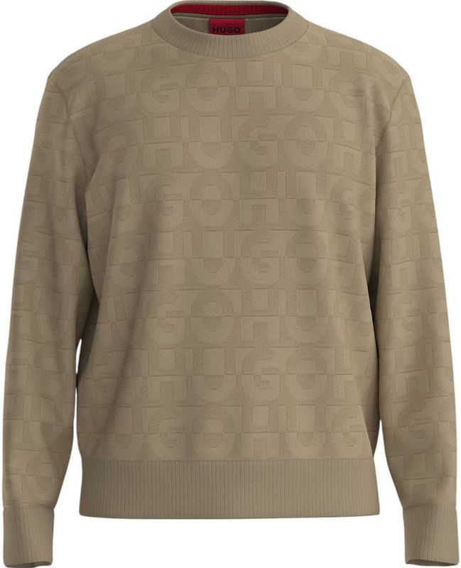 Gebreide Trui - Zwart - Knitwear - Logoprint