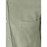 BOSS - Relegant - Overhemd - Groen - Corduroy