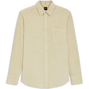 Boss - Relegant 6 - Overhemd - Katoenen Ribfluweel - Lange Mouwen