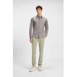 BOSS Orange - Casual Hemd - Groen - 100% Katoen