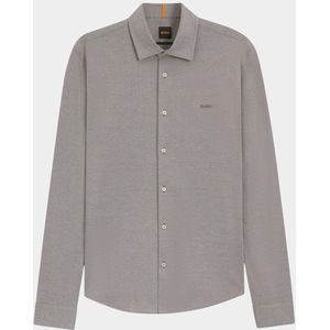 BOSS Orange - Casual Hemd - Groen - 100% Katoen