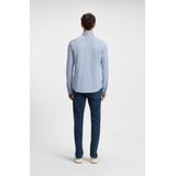 BOSS - Slim-fit Overhemd - Gemêleerde Katoenpiqué